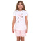 Girls summer pajama set Snug As A Bug t-shirt +shorts
